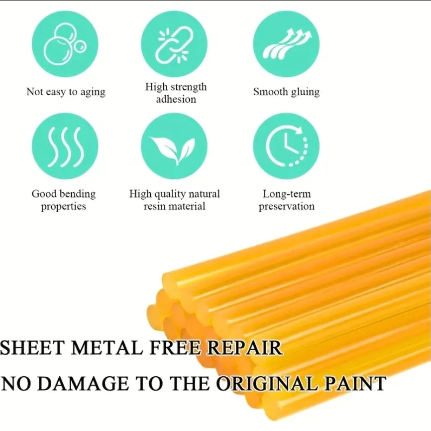 Smältlim för Bilreparation – Lackfri Buckelreparation & Multiverktyg