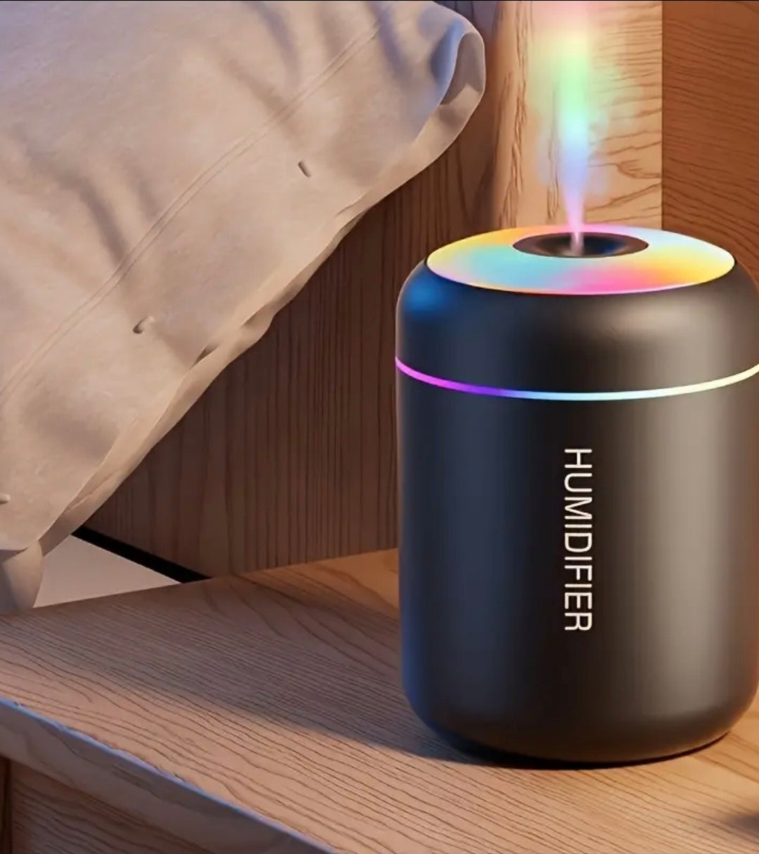 2-i-1 USB Aromadiffusor&Luftfuktare+Lavendel Olja