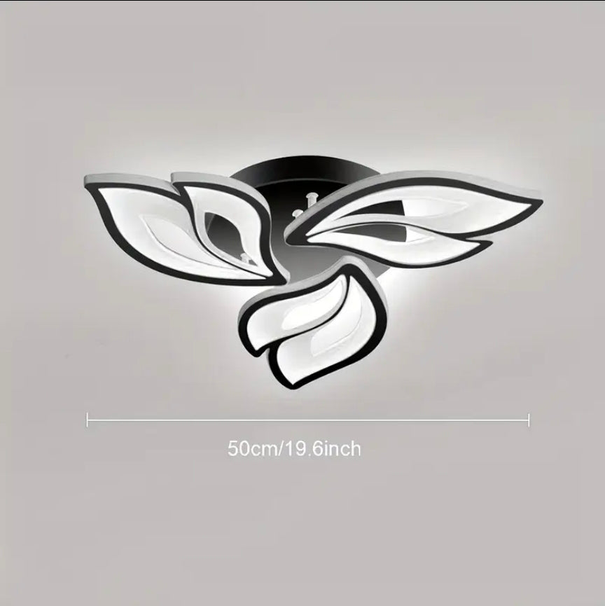 Modern LED-taklampa med 3 färglägen – stilren och dimbar