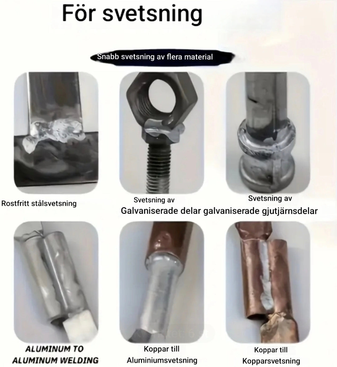 Lågtemperatur Svetsstavar – Enkel Reparation av Metall med Tändare