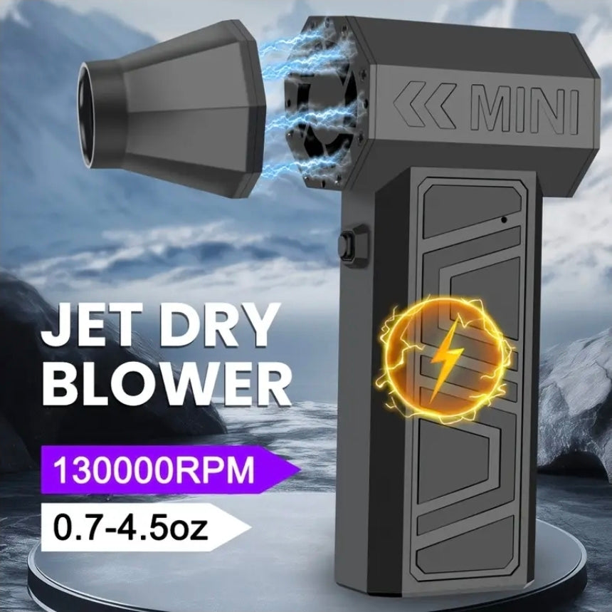 Turbofläkt med 4 Lägen – Kompakt & Effektiv | Jet Air Blower