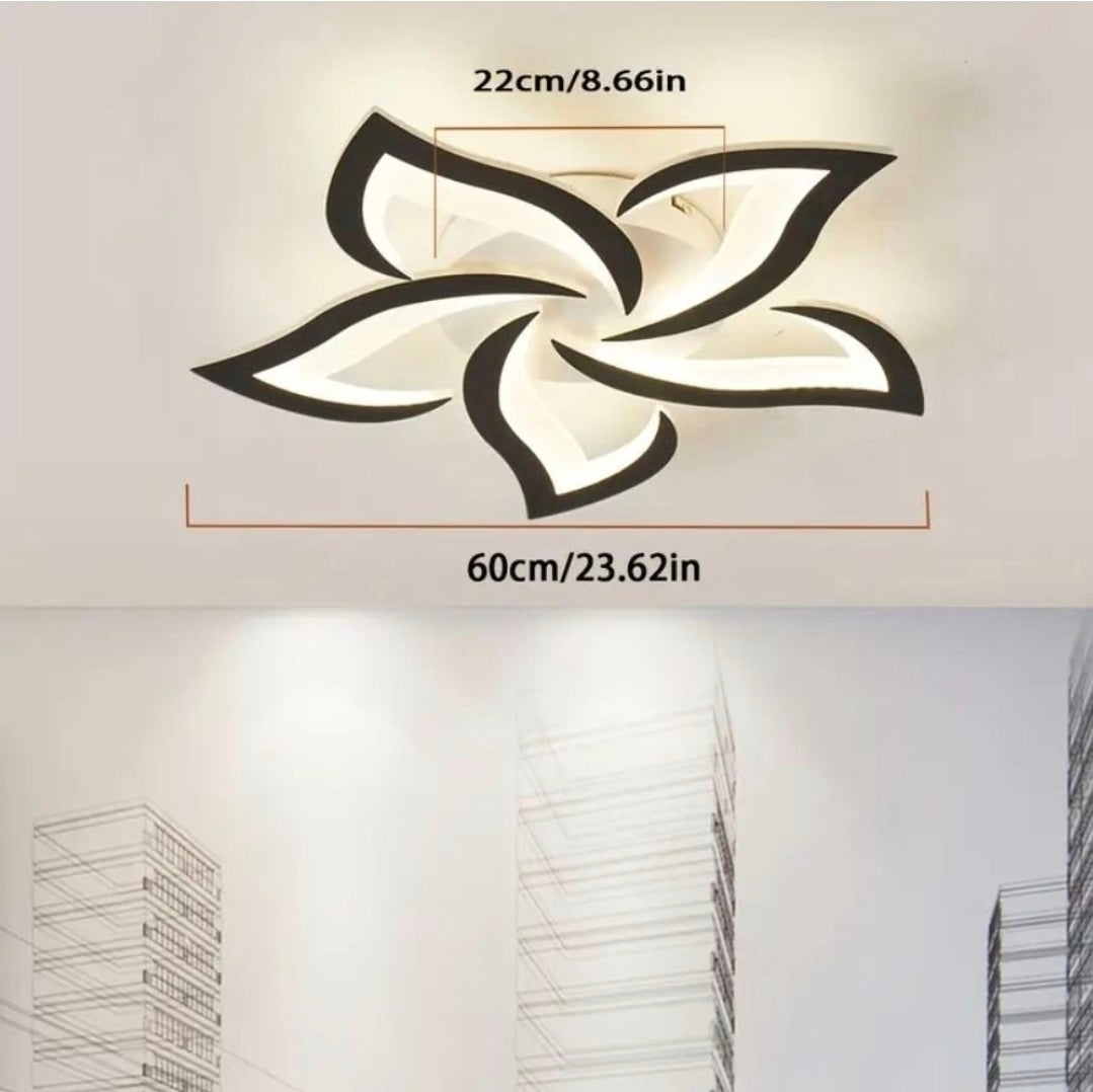 Modern Blomformad LED-Taklampa – Stilren Elegans för Ditt Hem!
