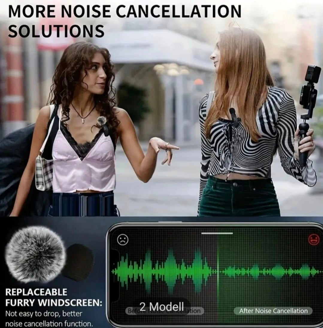 Trådlös Lavaller Mikrofon