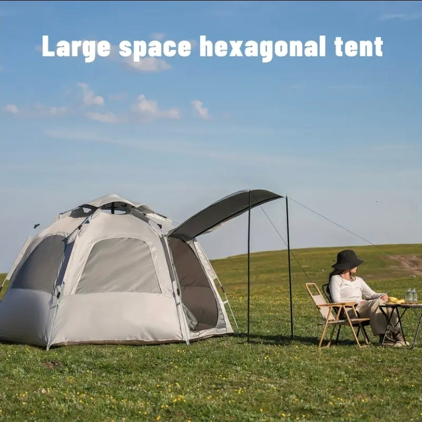 Pop-up tält för camping 5-6 personers, Automatisk