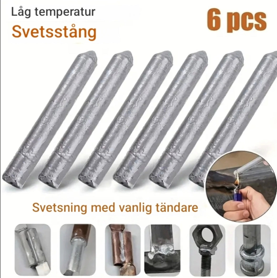 Lågtemperatur Svetsstavar – Enkel Reparation av Metall med Tändare
