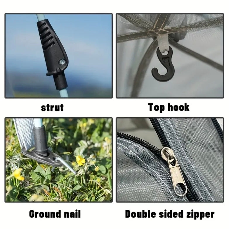 Pop-up tält för camping 5-6 personers, Automatisk