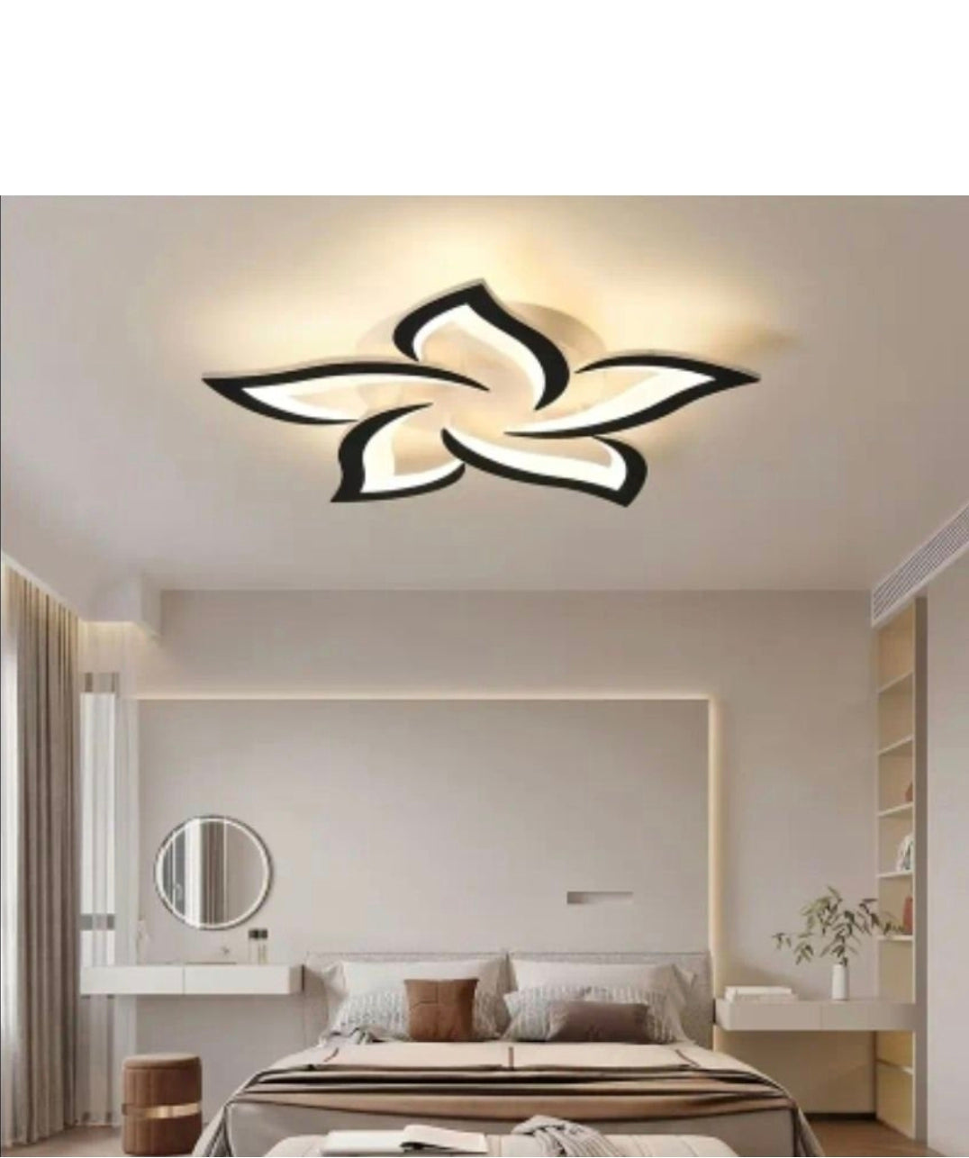 Modern Blomformad LED-Taklampa – Stilren Elegans för Ditt Hem!