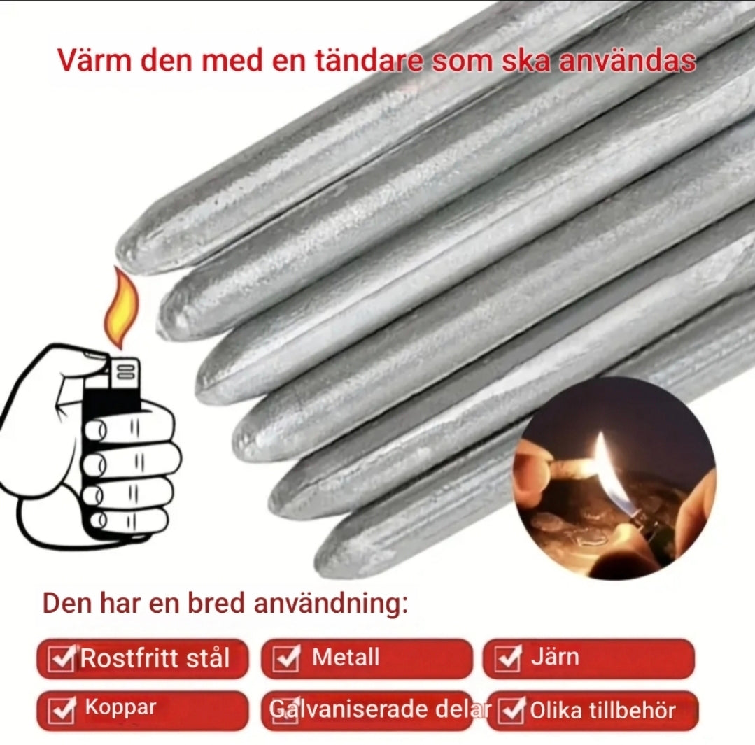 Lågtemperatur Svetsstavar – Enkel Reparation av Metall med Tändare
