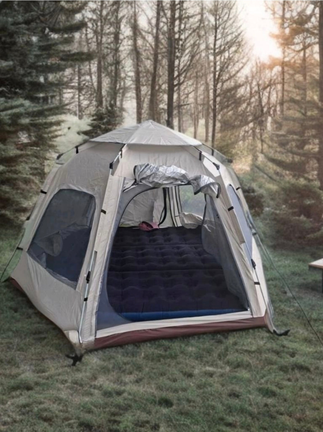 Pop-up tält för camping 5-6 personers, Automatisk