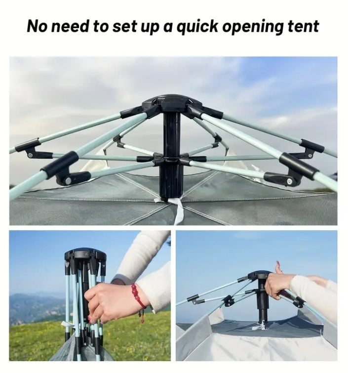 Pop-up tält för camping 5-6 personers, Automatisk