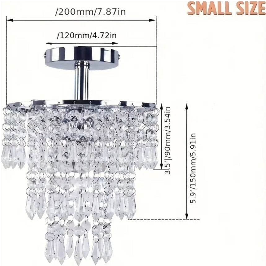 Modern Kristallkrona – Glittrande Elegans i Kompakt Format