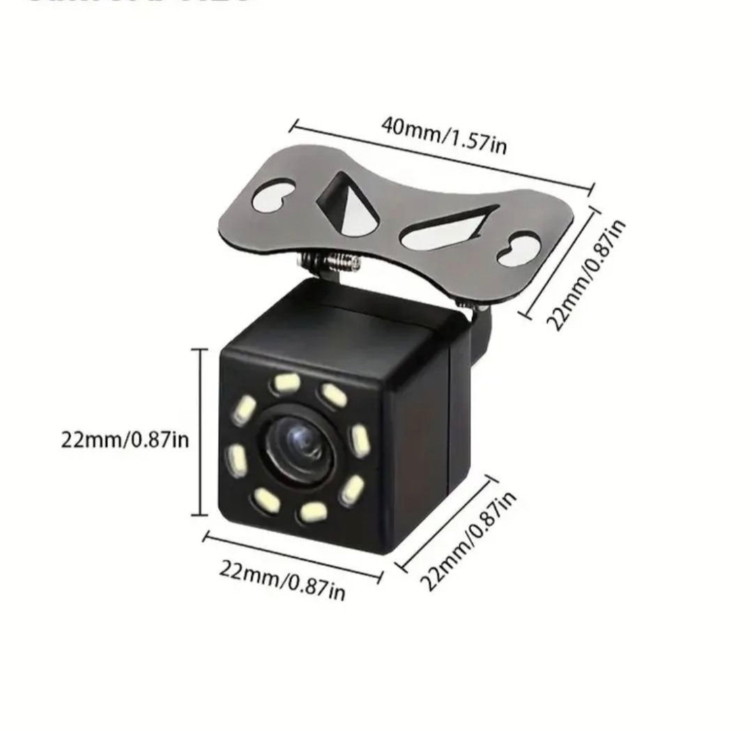 4.3-tums Hopfällbar Skärm + 8-ljuskamera