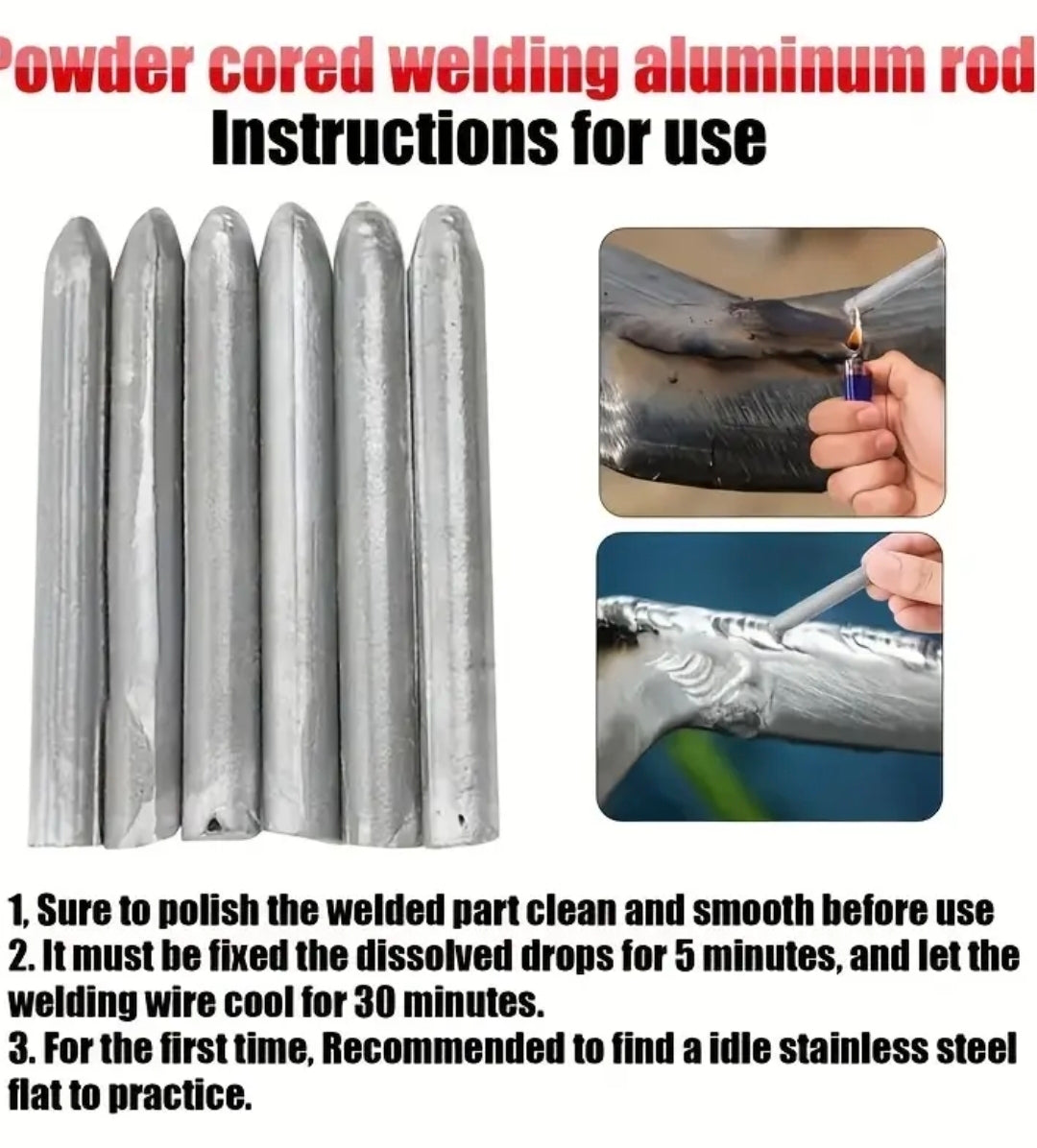 Lågtemperatur Svetsstavar – Enkel Reparation av Metall med Tändare