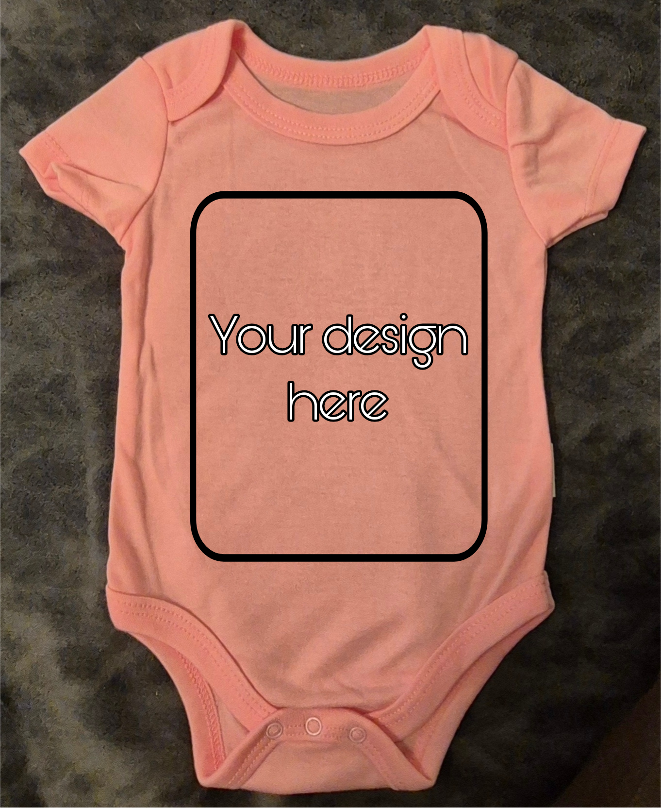 Personlig Babybody i olika förger med Eget Tryck