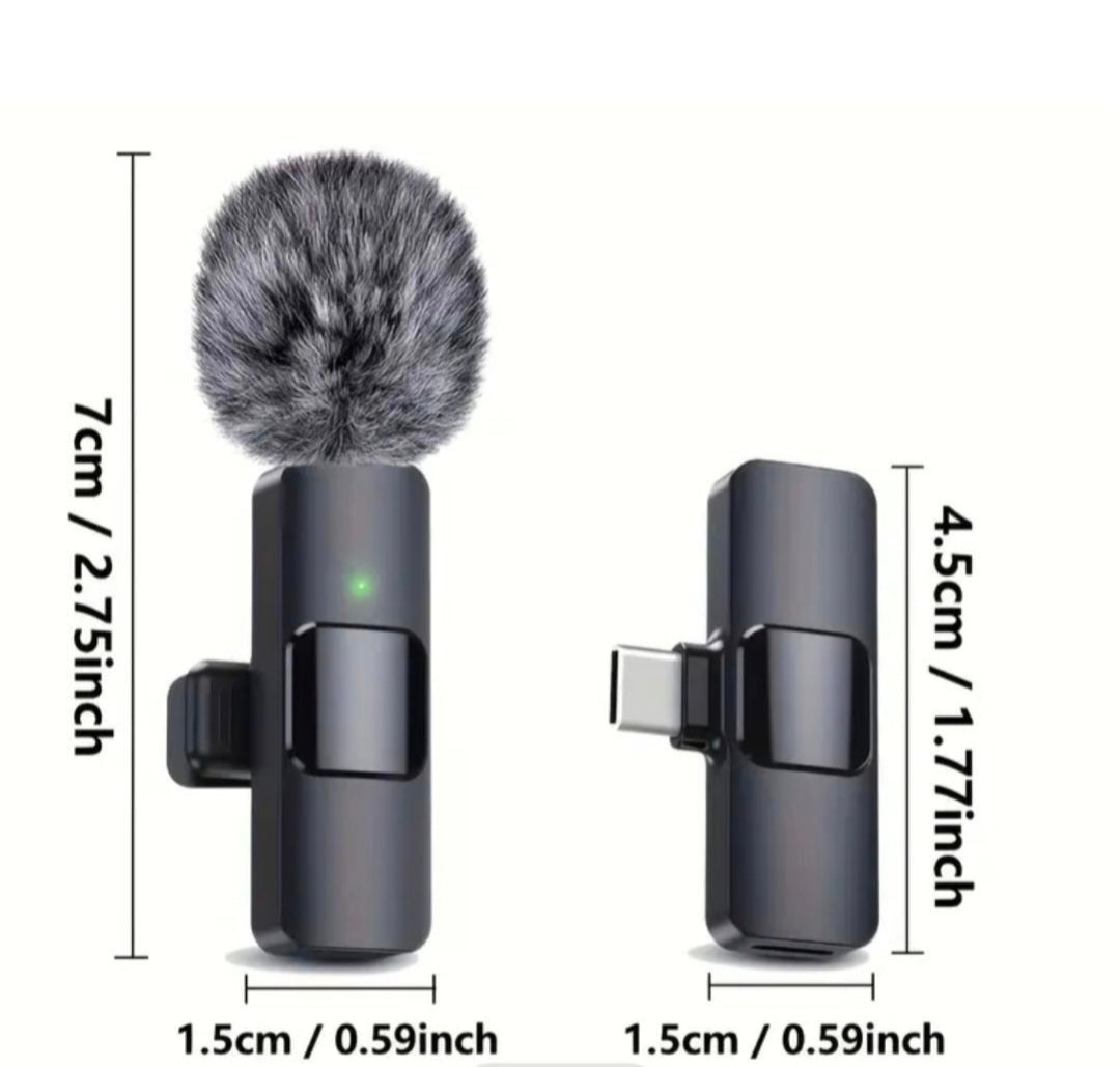 Trådlös Lavaller Mikrofon