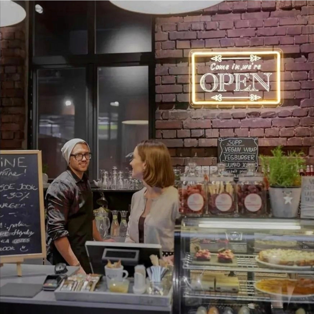 OPEN LED Neonljusskylt